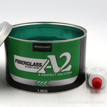 QuickCoat A2 Paint Automotive Paint 2K Body Filler Pusty Glass Fibra Grigio Anti-collisione